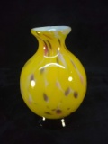 Studio Art Glass Vase Signed Japan