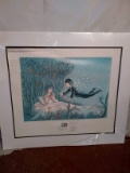 Unframed & Double Matted Lithograph-