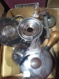 Assorted Silver Plate and Fondue Set