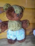 Antique Horse Hair Stuffed Teddy Bear