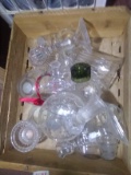Assorted Clear Glassware, Vases, Bowls