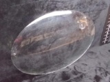 Antique Oval Bubble Glass -NO SHIPPING