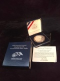2010 American Veterans Disabled for Life Silver Dollar with COA
