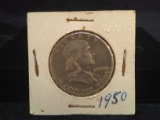 1950 Benjamin Franklin Half Dollar