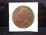 1776-1976 Bicentennial Dwight D Eisenhower Silver Dollar