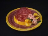 Contemporary Handcrafted for Mann Hat Wall Plaque