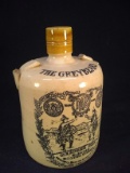 Antique Heather Dew Scotch Whiskey Pottery Bottle