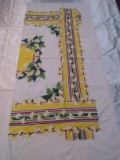 Vintage Rectangle Print Tablecloth