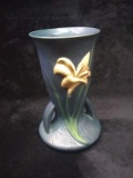 Antique Roseville Double Handle Vase - Zephyr Lilly #136