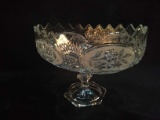 Contemporary Lead Crystal Compote