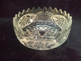 Contemporary Lead Crystal Footed Bowl