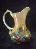 Hand painted Porcelain Pitcher -Vineyard Blessings