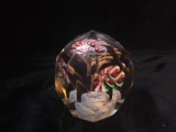 Artisan Paper Weights-Multi-Colored Faceted Surface