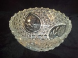 Antique Lead and Cut Glass Bowl