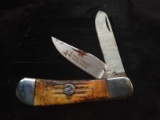 Vintage Bone Handle 2 Blade Pocket Knife