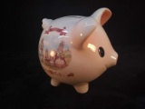 Contemporary Ceramic Bunnykins Piggy Bank by Pecoware