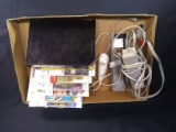 Wii System with Controllers and Games-untested