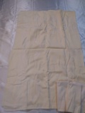 Antique Linens-Cream Damask Tablecloth with 6 Napkins