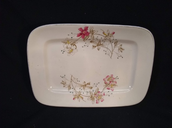 Vintage Hand Painted Ironstone Alfred Meakin Platter