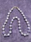 Cloisonne Purple Beaded Necklace