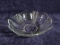 Lead Crystal Ribbed Bowl