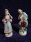 Pair Hand painted Japan Figures-Victorian Man and Woman