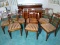 Collection 8 Mahogany Spindle Back Dining Chairs