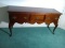 Antique Mahogany 3 Drawer Queen Anne Sideboard