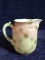 Antique Hand painted Pitcher