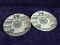 Pair Rocky Mount NC Commemorative 100 Year Plates