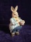 Contemporary Resin Rabbit Figure-Painter