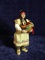 Ceramic Native American Figure-Squaw with Basket