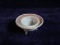 Antique Footed Bowl with Lattice Work Rim
