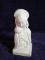 Vintage Chalkware Door Stop -Mother Mary with Child