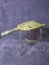 Antique Brass & Wrought Iron Kettle Stand