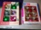 2 Boxes Assorted Vintage Christmas Ornaments
