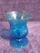 Vintage Artisan Hand Blown Cobalt Blue Vase