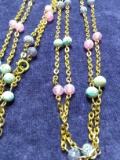 Contemporary Beaded Multi-colored NEcklace