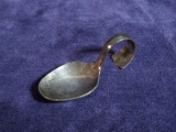 Sterling Silver Baby Spoon with Curled Handle