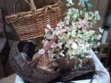 Assorted Baskets and Grapevine Wreaths