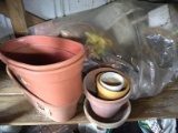 MSS-Plastic and Ceramic Planters and Baskets-MUST TAKE ALL-PICK UP ONLY