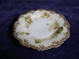 Antique Hand painted plate signed Slesia