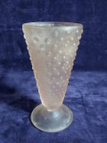 Vintage Pink Hobnail Vase