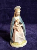 Vintage Ceramic Lipper and Mann Figure-Mother Mary with Child
