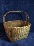 Vintage Wicker Handle Basket