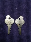 Vintage American Tourister Keys