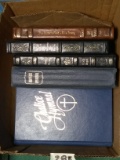 Assorted Books with Leather Binding