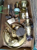 Assorted Brass and Lamps