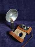 Antique Argus Camera with Leather Case and Flash