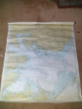 Rolled Paper Map-Pamlico Sound Western Part